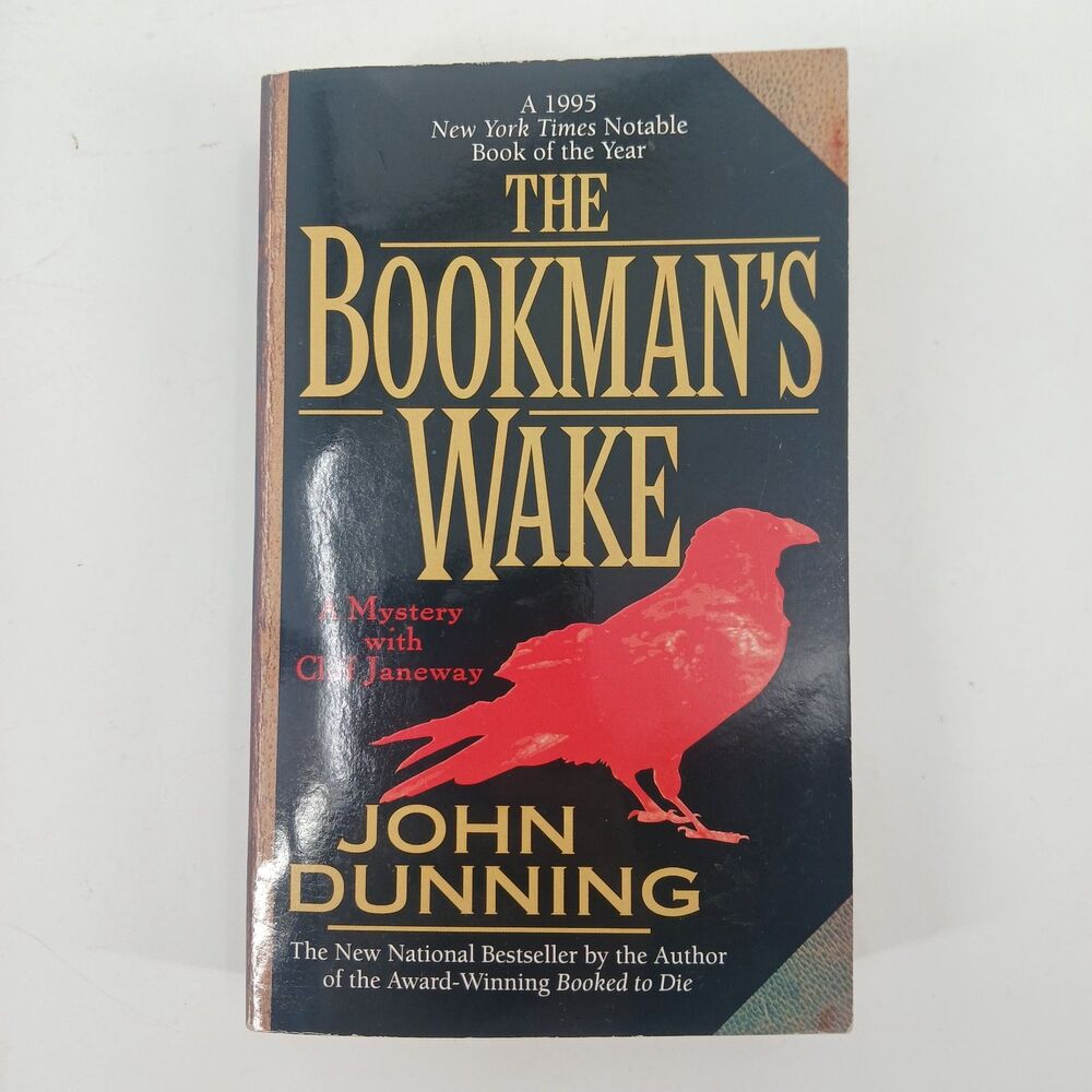 The Bookman's Wake John Dunning Cliff Janeway Mystery Vintage Paperback 1996